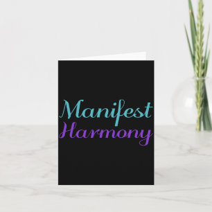 Manifest Harmonie Preventie van Zelfmoordbewustzij Kaart