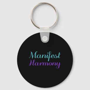 Manifest Harmony Zelfmoordpreventie Bewustzijn Sleutelhanger