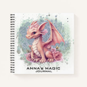 *~* Manifest Law Attractie Schattigee Baby Dragon Notitieboek