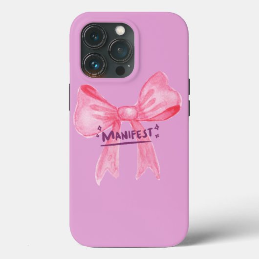 Manifest Magic - Pink Ribbon Dream Hoesje (Achterkant)