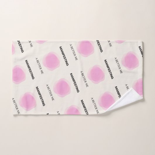 Manifest, Manifest, Positief Spiritueel Bad Handdoek (Handdoek)