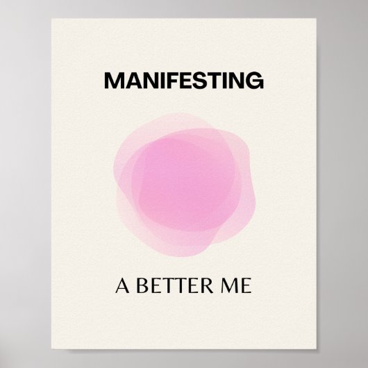 Manifest, Manifest, Positief Spiritueel Poster (Voorkant)