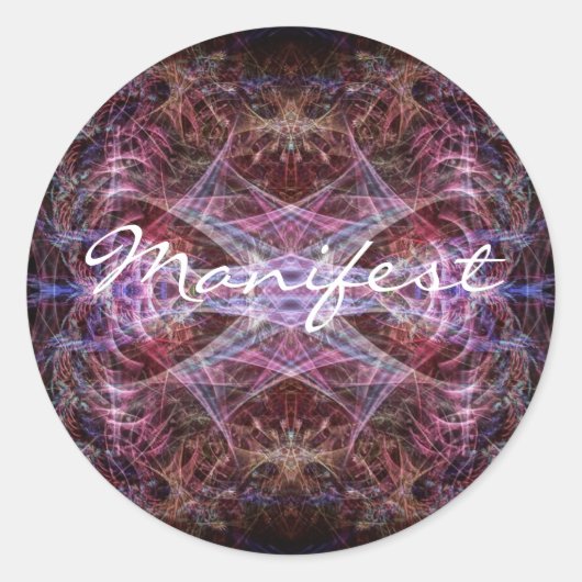 Manifest Ronde Sticker (Voorkant)