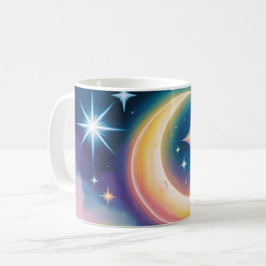 Manifest under the moon koffiemok (Voorkant links)