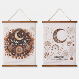 Manifest Uw Dromen Wandtapijt Hangend Wandkleed