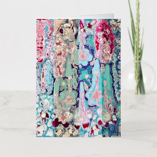 MANIFEST UW LIEFDE & VRIENDELIJKHEID WHIT EEN UITN FOLIE WENSKAART (Voorkant)