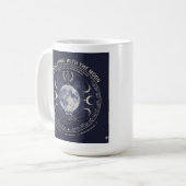 Manifest With Moon Abundance Success Rituals Mug Koffiemok (Voorkant links)