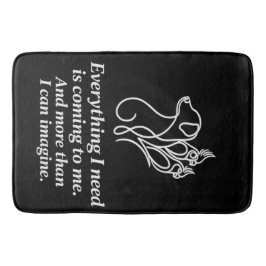 Manifestatie Affirmatie Quote Badmat