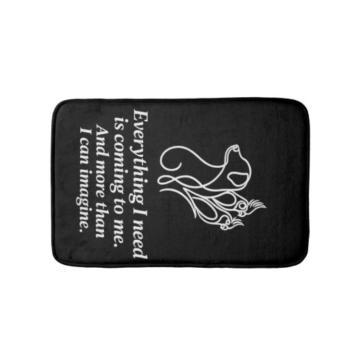 Manifestatie Affirmatie Quote Badmat (Voorkant)