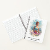 *~* Manifestatie AP85 Manifesterende Yoga Dame Notitieboek (Binnen)