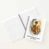 *~* Manifestatie AP85 Manifesterende Yoga Vrouw Notitieboek (Binnen)