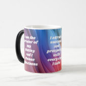 Manifestatie bevestiging magische mok (Voorkant links)