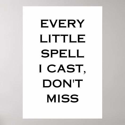 Manifestatie Citaat Typografie Ontwerp Poster (Voorkant)