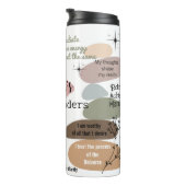 Manifestatie Custom Name Law of Attraction Thermosbeker (Geroteerd rechts)