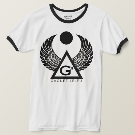 Manifestatie Draag T-shirt IAMG3 Wit/Zwart (Design voorkant)