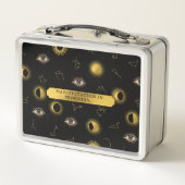 Manifestatie Hemelse Zon & Maan Zodiac Eye (Achterkant)