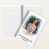 *~* Manifestatie Manifestatie Mediterende Meisje A Notitieboek (Binnen)