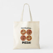 Manifestatie Pepperoni Pizza Tote Bag (Achterkant)