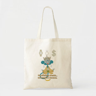 Manifestatie Rijkdom Aap zen kunst Tote Bag