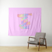 Manifestatie, Roze, Preppy, Goede dingen Wandkleed (In Situ (horizontaal))