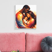 Manifestatie van Liefde Canvas Afdruk (Insitu (Woonkamer))