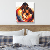 Manifestatie van Liefde Canvas Afdruk (Insitu (Slaapkamer))