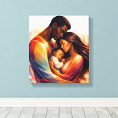 Manifestatie van Liefde Canvas Afdruk (Insitu (Houten vloer))