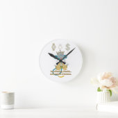 Manifestatie van rijkdom Apen zen kunst  Ronde Klok (Huis)