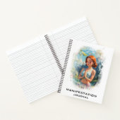 *~* Manifestatie Yoga AP85 Manifesterende Dame Notitieboek (Binnen)