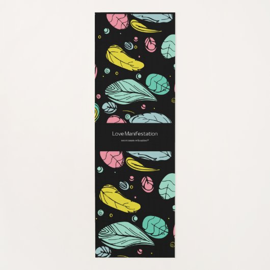 Manifestatie Yoga Mat door Ooomsuum Relaxy® (Voorkant)