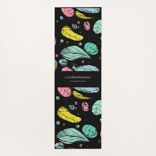 Manifestatie Yoga Mat door Ooomsuum Relaxy® (Achterkant)