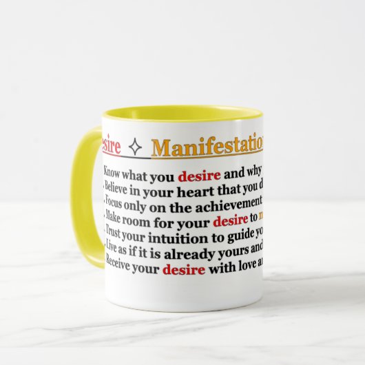 Manifestatiebeker Mok (Voorkant links)