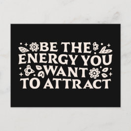 Manifestatiebevestigingen wet van aantrekking briefkaart