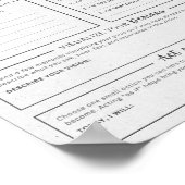 Manifestatiewerkblad - Visualisatie van intenties Poster (Hoek)