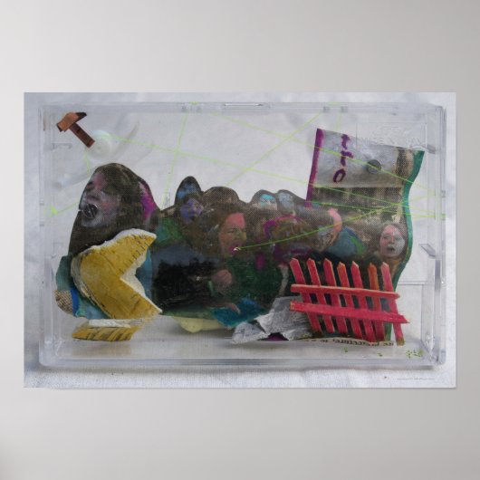 Manifestation Student Strike K7 1986 Mixed-media P Poster (Voorkant)