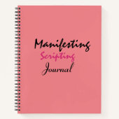 Manifestations Scripting Journal Notitieboek (Voorkant)