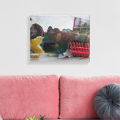 Manifestatistiek K7 1986 gemengd-media C Canvas Afdruk (Insitu (Woonkamer))