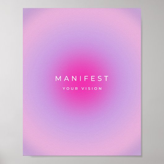 Manifesteer uw visieverloop poster (Voorkant)