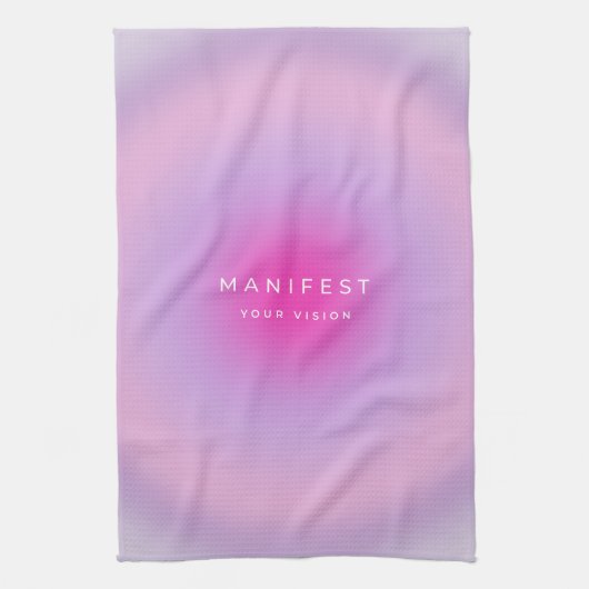 Manifesteer uw visieverloop theedoek (Verticaal)