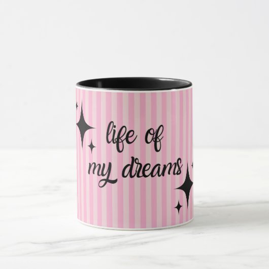 Manifesteren Positieve Affirmatie Girly Mok (Midden)