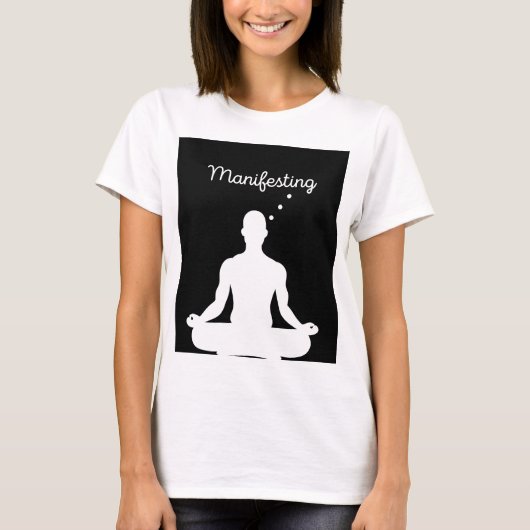 Manifesteren van visuele meditatie voor positieve  t-shirt (Voorkant)