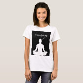 Manifesteren van visuele meditatie voor positieve  t-shirt (Voorkant volledig)