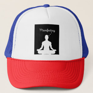 Manifesteren van visuele meditatie voor positieve trucker pet