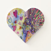 Manifesterend Universe Angel Heart Journal-Notitie Notitieboek (Achterkant)