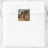 Manifesterende intentie occulte donkere hekserige  vierkante sticker (Tas)