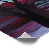 Manifesterende Intentie Witchy AI Art Matte Waarde Poster (Hoek)