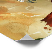 Manifesterende Intentie Witchy AI Art Matte Waarde Poster (Hoek)