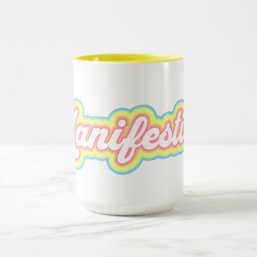 Manifesterende Mok, Manifesterende Koffie Mok, Baa Mok (Midden)