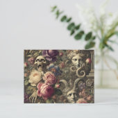 Manifesterende Mythos - Gotisch Victoriaans Feestdagenkaart (Staand voorkant)