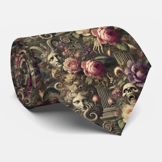 Manifesterende Mythos - Gotisch Victoriaans Stropdas (Opgerold)